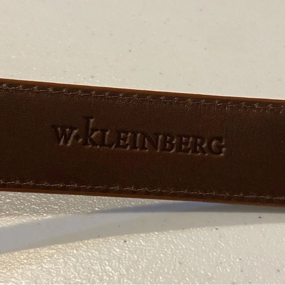 W. KLEINBERG Glazed Alligator Belt
